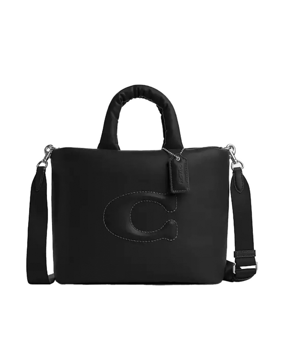 Coach Pillow Tote In Black