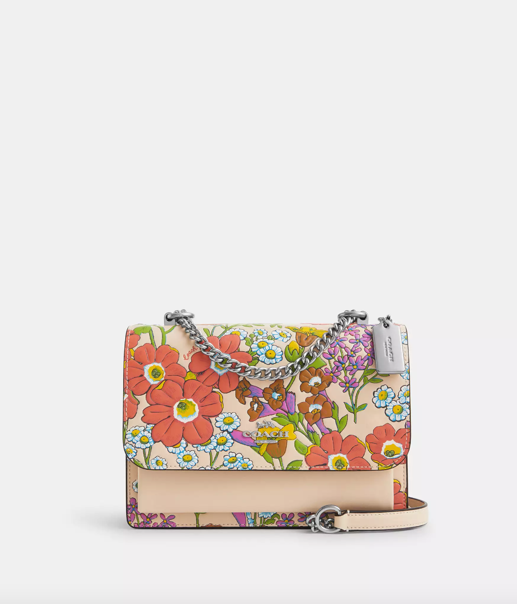 Coach Klare Crossbody Bag With Floral Print Ivory Multi (Pre-Order)