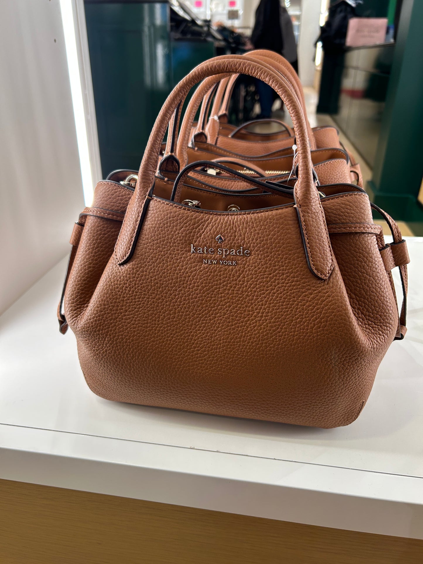 Load image into Gallery viewer, Kate Spade Dumpling Small Satchel In Warm Gingerbread (Pre-order)
