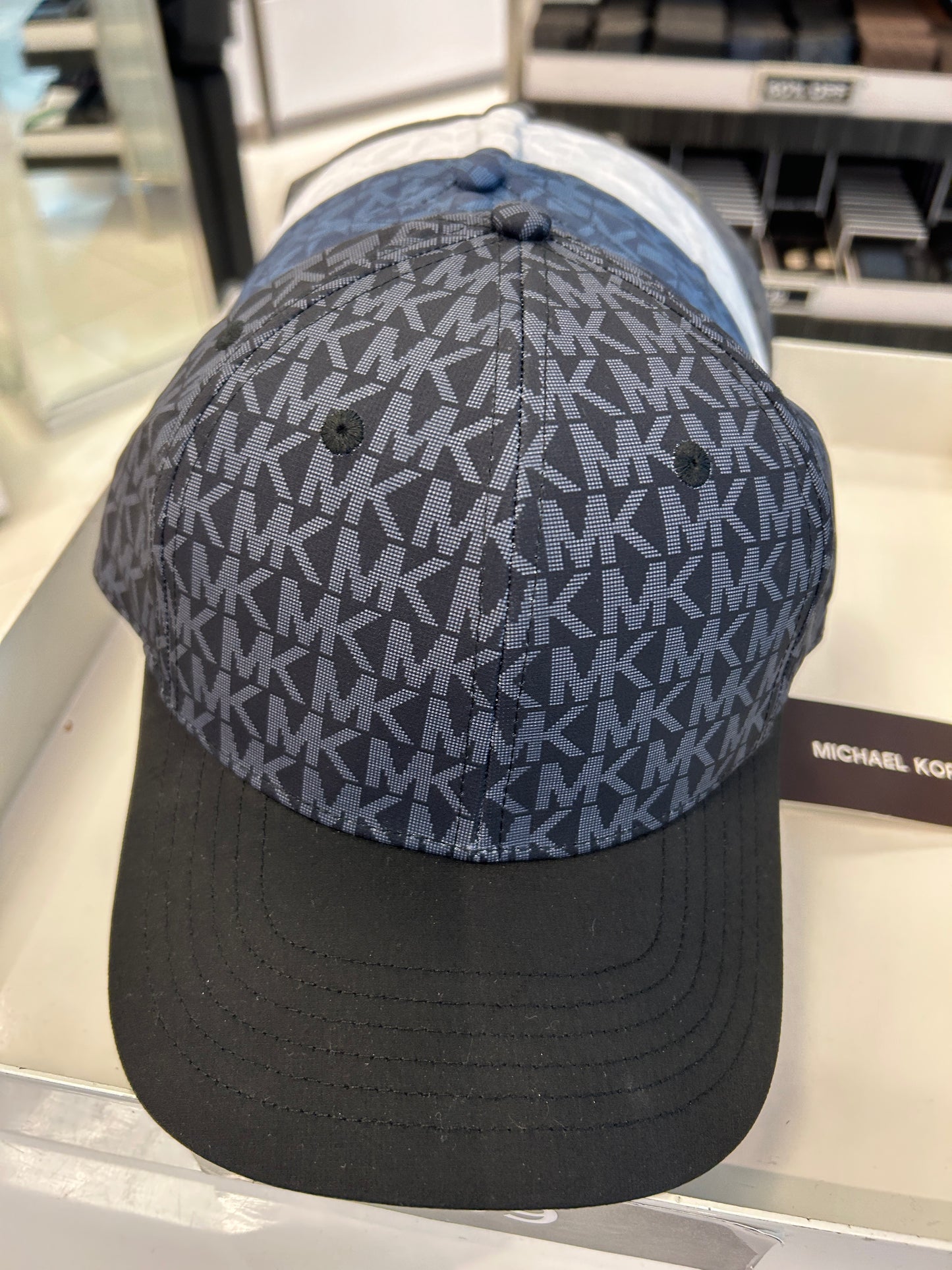 Michael Kors Logo Print Cotton Baseball Hat In Black (Pre-Order)