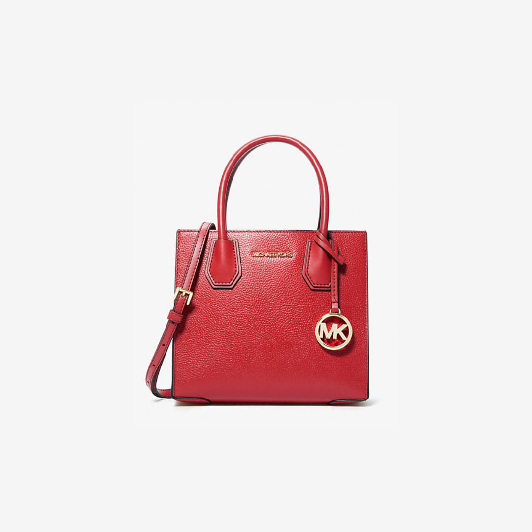 RM290 SAS Best Seller (PRE-ORDER) Michael Kors Mercer Medium Satchel In Bright Red