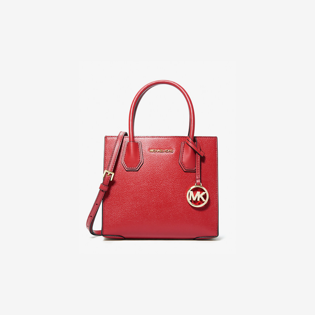 Michael Kors Mercer Medium Satchel In Bright Red SELLECTION