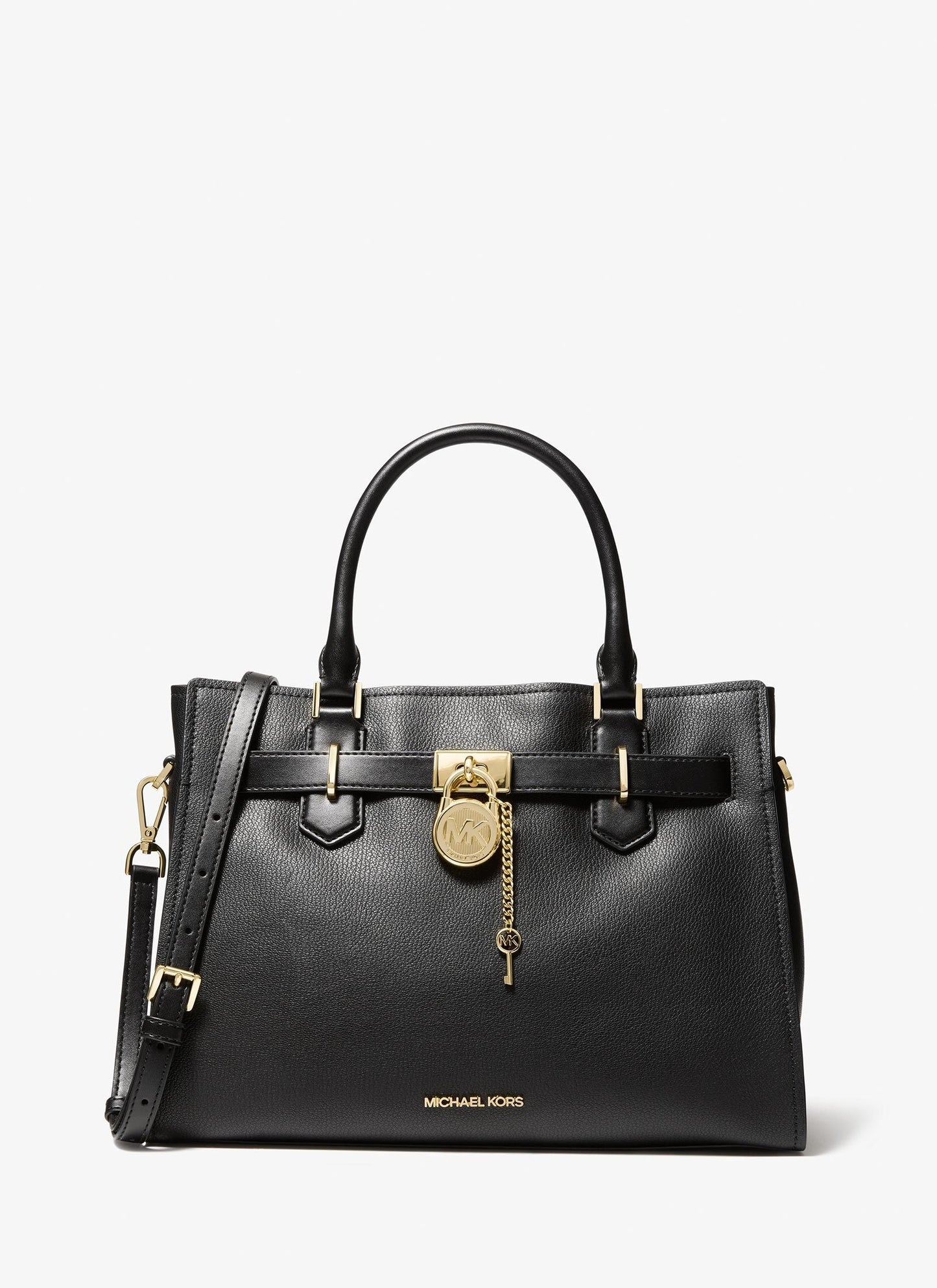 Michael Kors Hamilton Medium Satchel In Black (Pre-order)