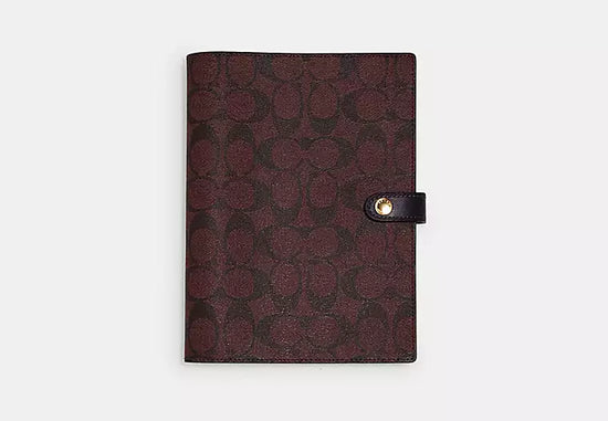 Load image into Gallery viewer, Coach Notebook In Signature Oxblood Multi (Pre-Order)

