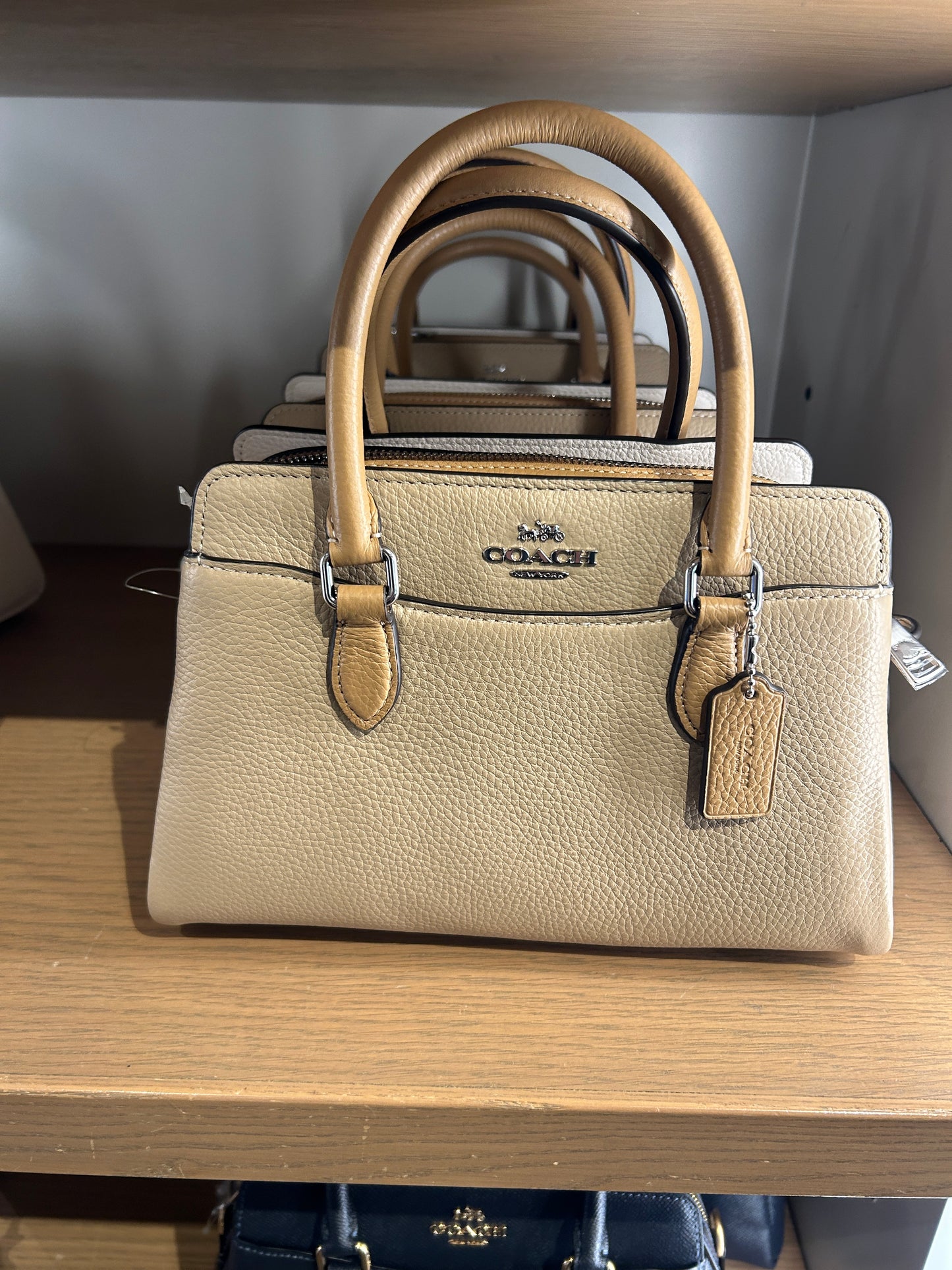 Load image into Gallery viewer, Coach Mini Darcie Carryall In Colorblock Sandy Beige Multi (Pre-Order)
