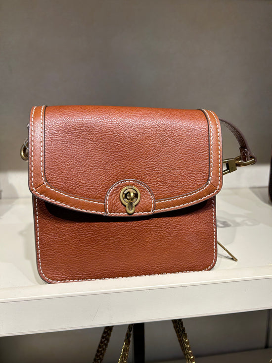 Fossil Ainsley Small Crossbody In Brown (Pre-Order)