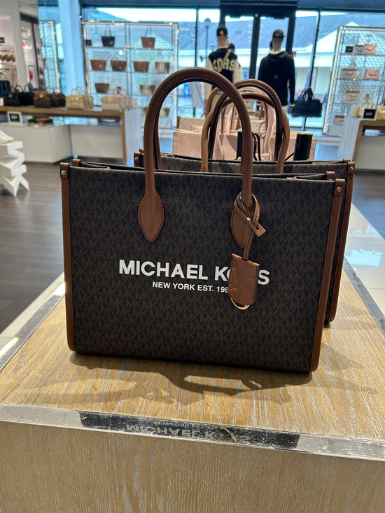 Michael Kors Mirella Medium Jacquard Monogram Luggage (Pre-Order)