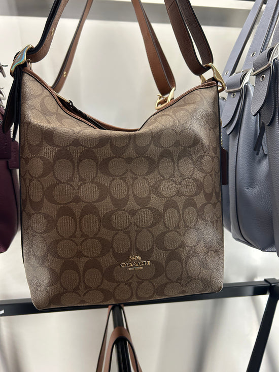 Load image into Gallery viewer, Coach Val Duffle In Signature Khaki Redwood (Pre-Order)
