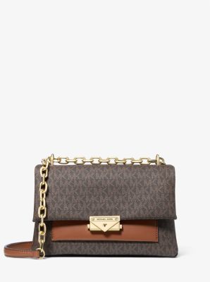 Michael Kors Cece Medium Logo Shoulder Bag In Monogram Brown (SPECIAL RAYA)