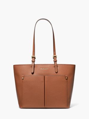 Michael Kors Medium Double Pocket Tote In Luggage (Pre-Order)