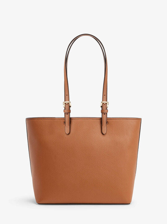 Michael Kors Medium Double Pocket Tote In Luggage