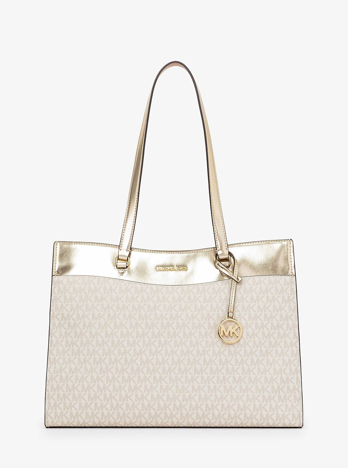 Michael Kors Jet Set Travel Large Pocket Tote Multifunction In Pale Gold (Pre-Order)