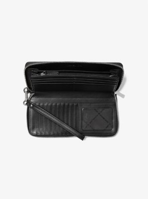 Michael Kors Jet Set Travel Xl Wallet In Monogram Black Multi (Pre-Order)