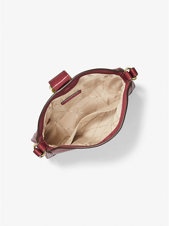 Michael Kors Gabby Small Hobo Crossbody Bag In Dark Cherry (Pre-order)