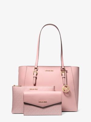 Michael Kors Charlotte Large 3-In-1 Tote In Powder Blush (Pre-Order)