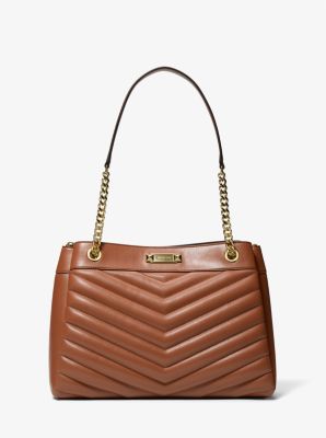 Michael Kors Whitney Medium Chain Shoulder Tote In Brown (Pre-order)