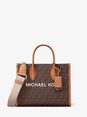 Michael Kors Mirella Small Signature Logo Tote In Brown (Pre-Order)