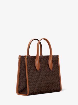 Michael Kors Mirella Small Signature Logo Tote In Brown (Pre-Order)