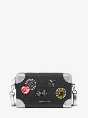 Michael Kors Jeanie Small Embellished Signature Logo Crossbody Bag In Black (Pre-Order)