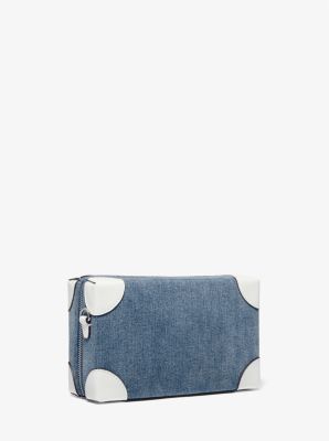 Michael Kors Jeanie Small Embellished Denim Crossbody Bag (Pre-Order)