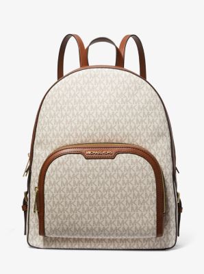 Michael Kors Jaycee Backpack Large In Monogram Vanilla (Pre-Order)