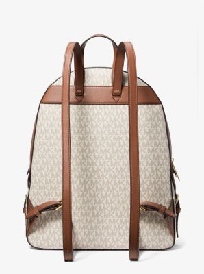 RM500 SAS Best Seller (PRE-ORDER) Michael Kors Jaycee Backpack Large In Vanilla