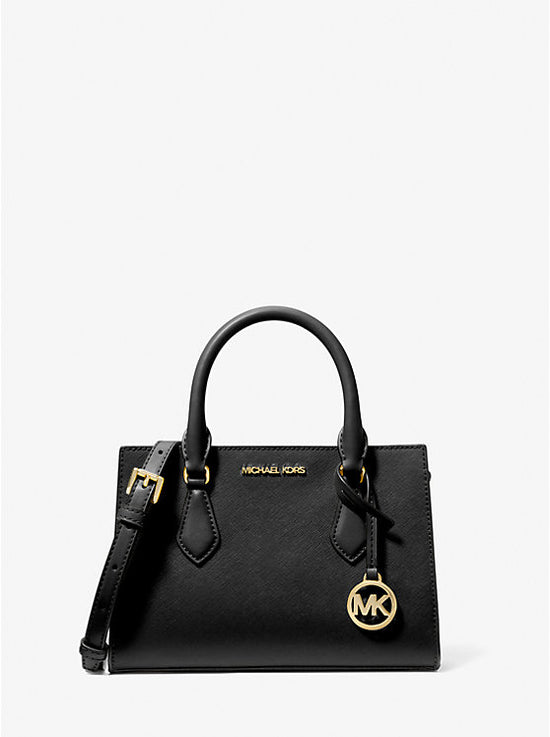 Michael Kors Sheila Small Satchel In Black