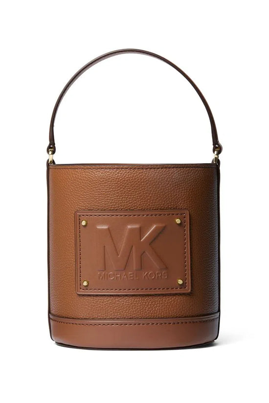 Load image into Gallery viewer, Michael Kors Kimber Medium Leather Crossbody In Luggage
