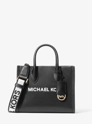 Michael Kors Mirella Small Pebbled Leather Crossbody Bag In Black (SPECIAL RAYA)