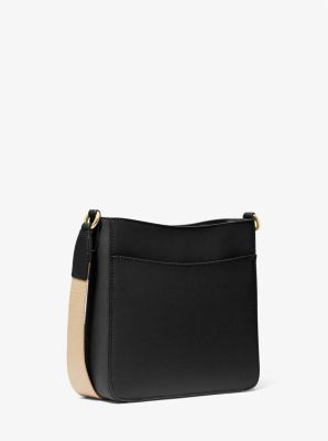 Michael Kors Jet Set Ns Small File Crossbody In Black