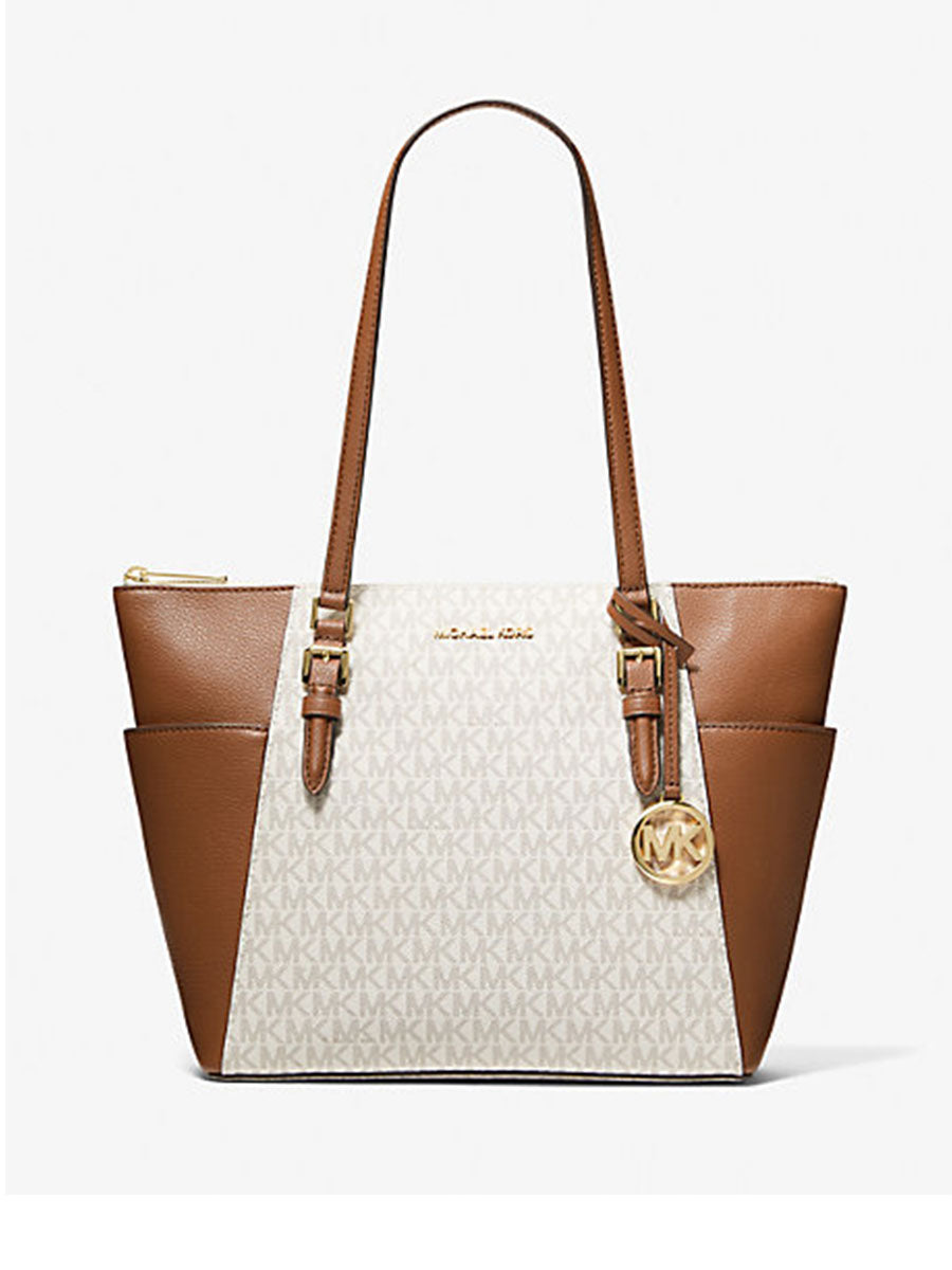 Michael kors large vanilla tote best sale