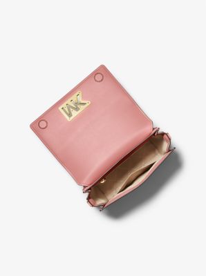 Michael Kors Mimi Medium Messenger Bag In Powder Blush