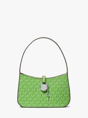 Michael Kors Lyra Small Signature Logo Crossbody Bag In Jungle Green (Pre-Order)