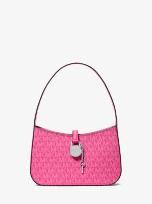 Michael Kors Lyra Extra-Small Signature Logo Crossbody Bag In Dragonfruit (Pre-Order)