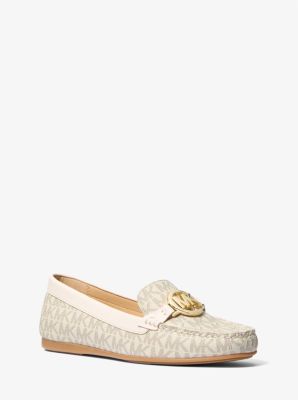 Michael Kors Fulton Signature Logo Moccasin In Vanilla (Pre-Order)