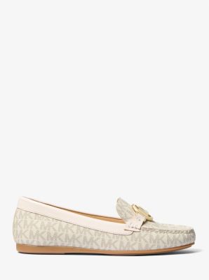 Michael Kors Fulton Signature Logo Moccasin In Vanilla (Pre-Order)