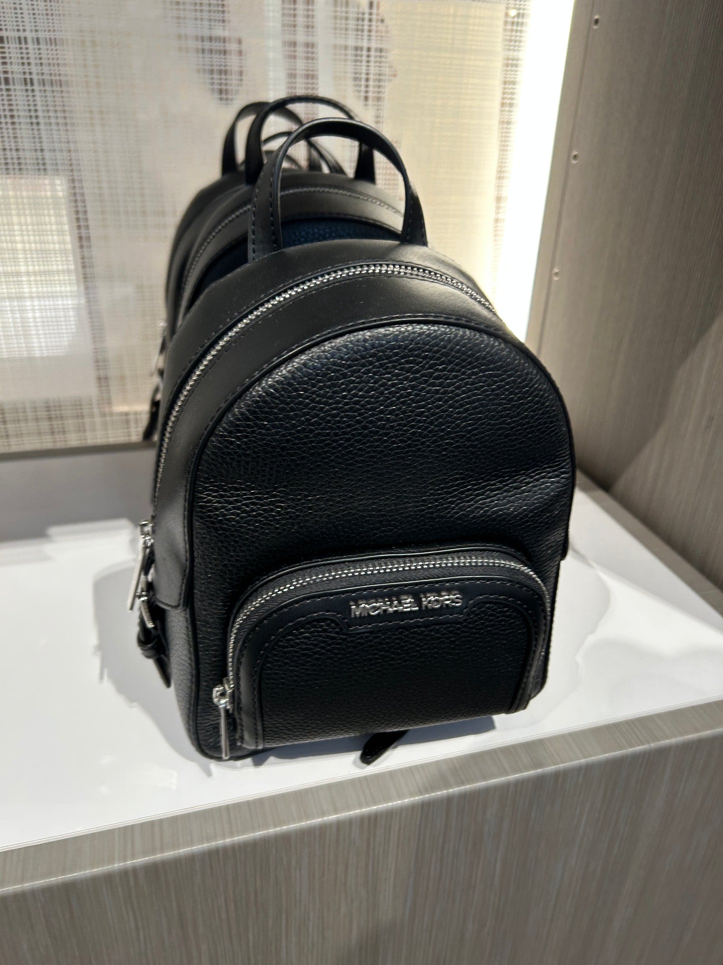 Load image into Gallery viewer, Michael Kors Jaycee Xs Convertible Backpack In Black (Pre-order)

