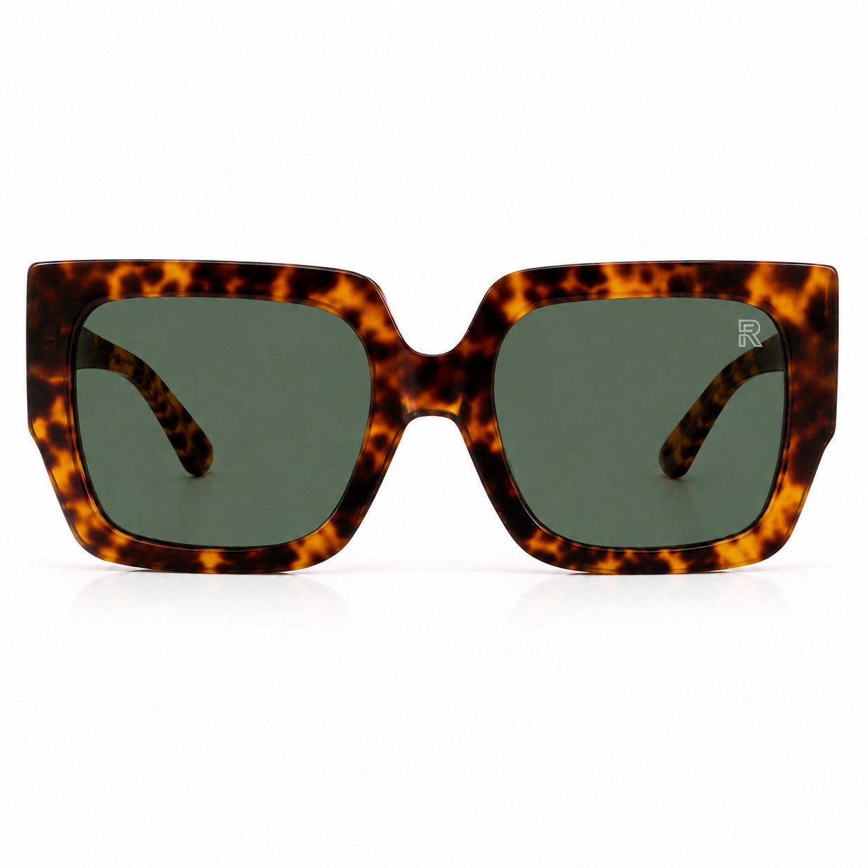 Raffida Natasha Eyewear In Tortoise Greenish
