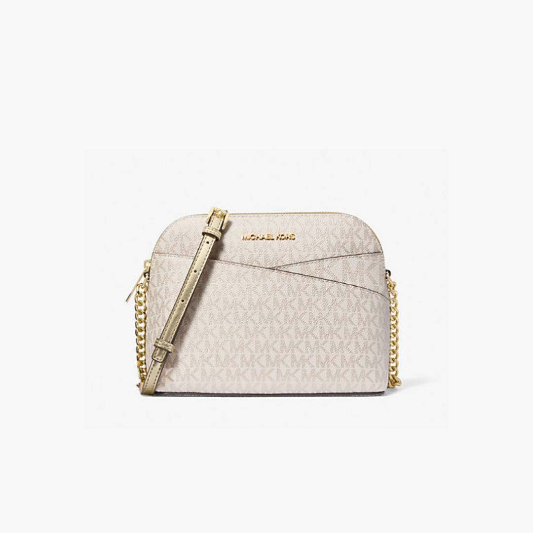 Michael Kors Dome Crossbody In Pale Gold (Pre-Order)