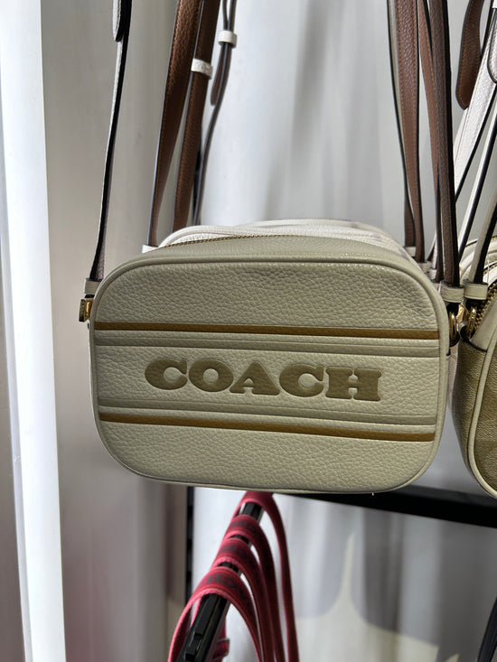 Coach Mini Jamie Camera Bag With Coach Stripe In Chalk Multi (Pre-Order)