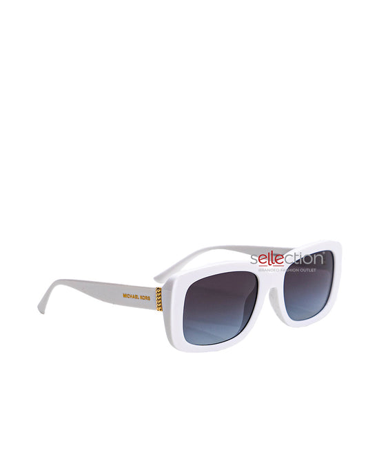 Michael Kors Corfu Sunglasses In Optic White
