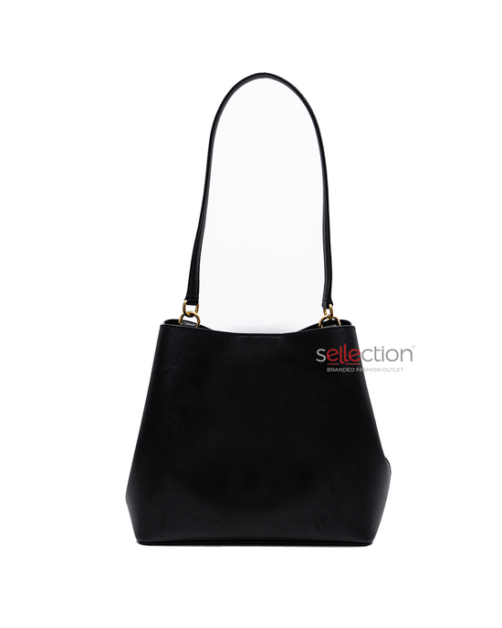 Michael Kors Pratt Bucket Medium Shoulder In Black