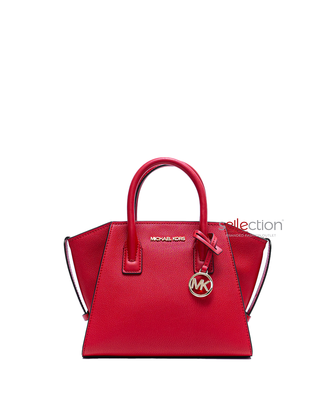 Michael kors hot sale red satchel