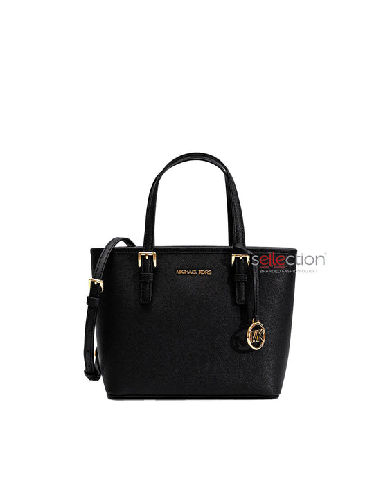 Load image into Gallery viewer, Michael Kors Jet Set Xs Carryall Tote In Black
