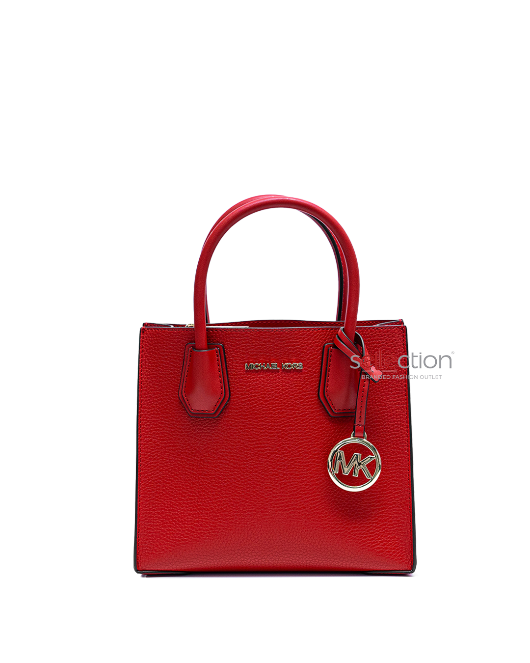 RM290 SAS Best Seller (PRE-ORDER) Michael Kors Mercer Medium Satchel In Bright Red