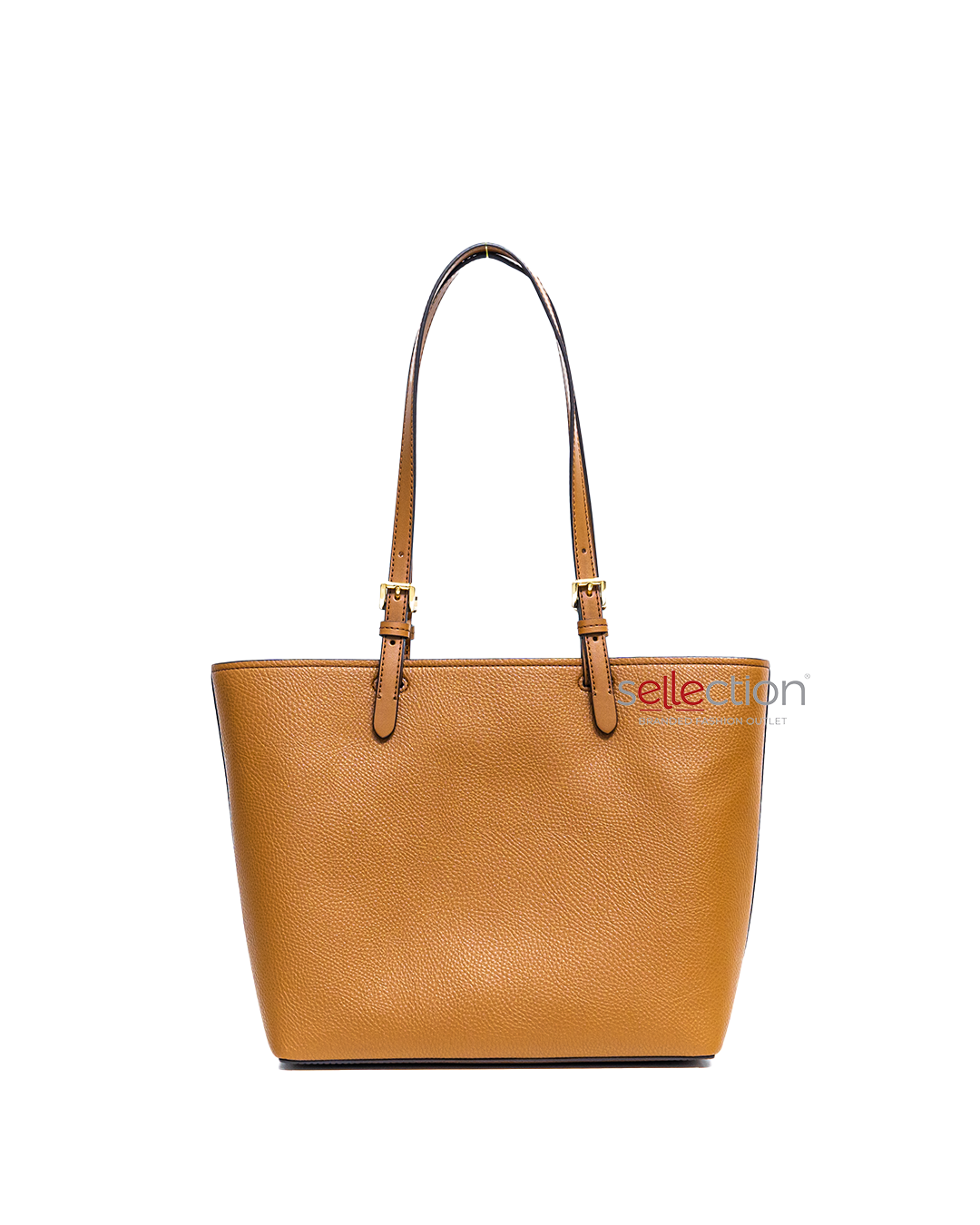 Michael Kors Medium Double Pocket Tote In Luggage