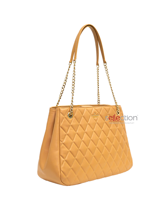 Kate Spade Carey Quilted Tote 2.0 In Tiramisu