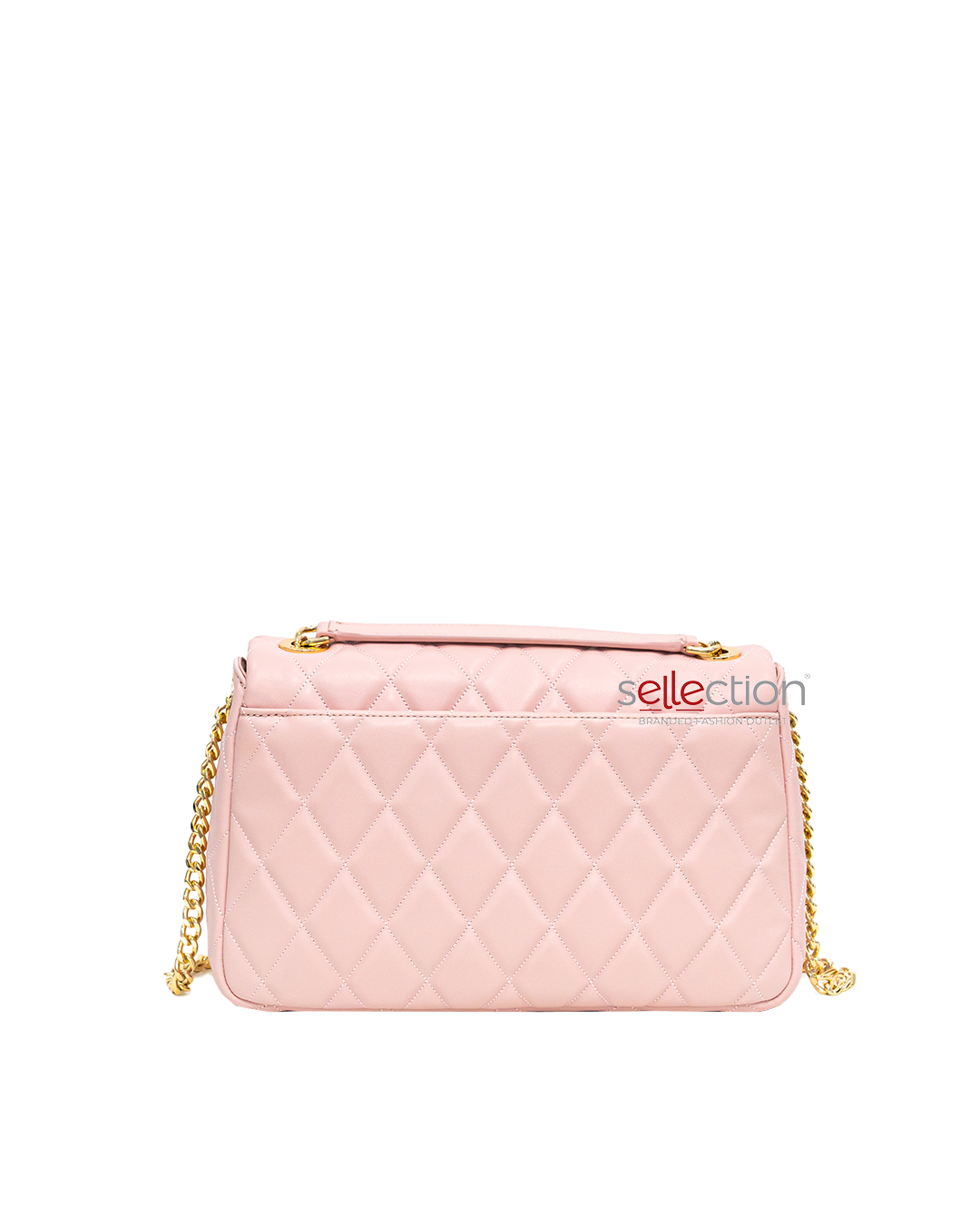 Kate Spade Carey Flap Shoulder Smooth Quilted Leather Bag In Rose Smoke