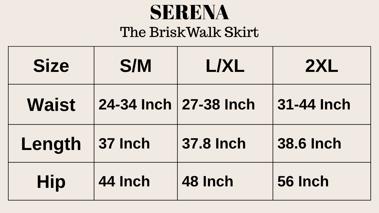 Raffida Serena BriskWalk Skirt In Caramel