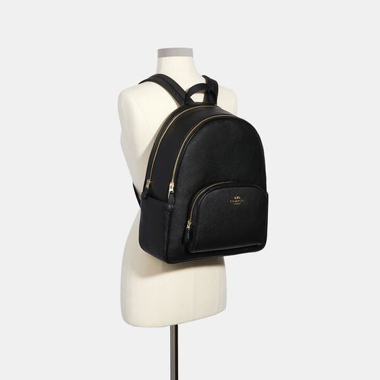 Coach Large Court Backpack In Leather Black (Pre-order)